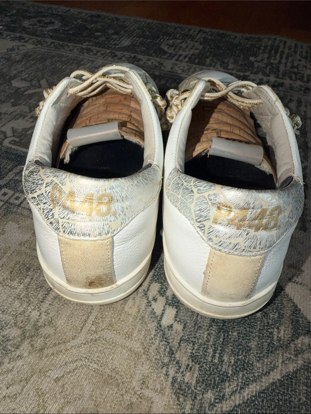 P448 women’s COJOHN in gold/beta size 40 US 9.5